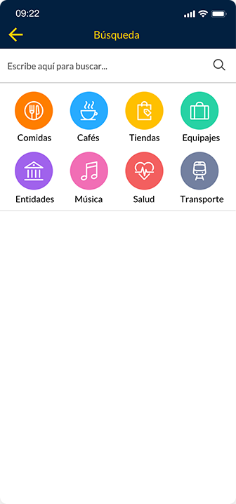 El Dorado App - Search Screen