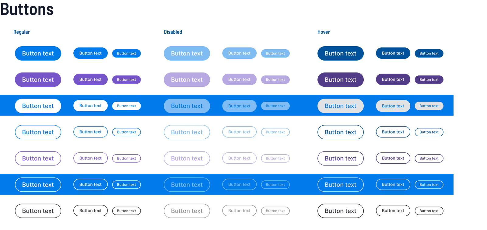 GSI - Design System - Buttons