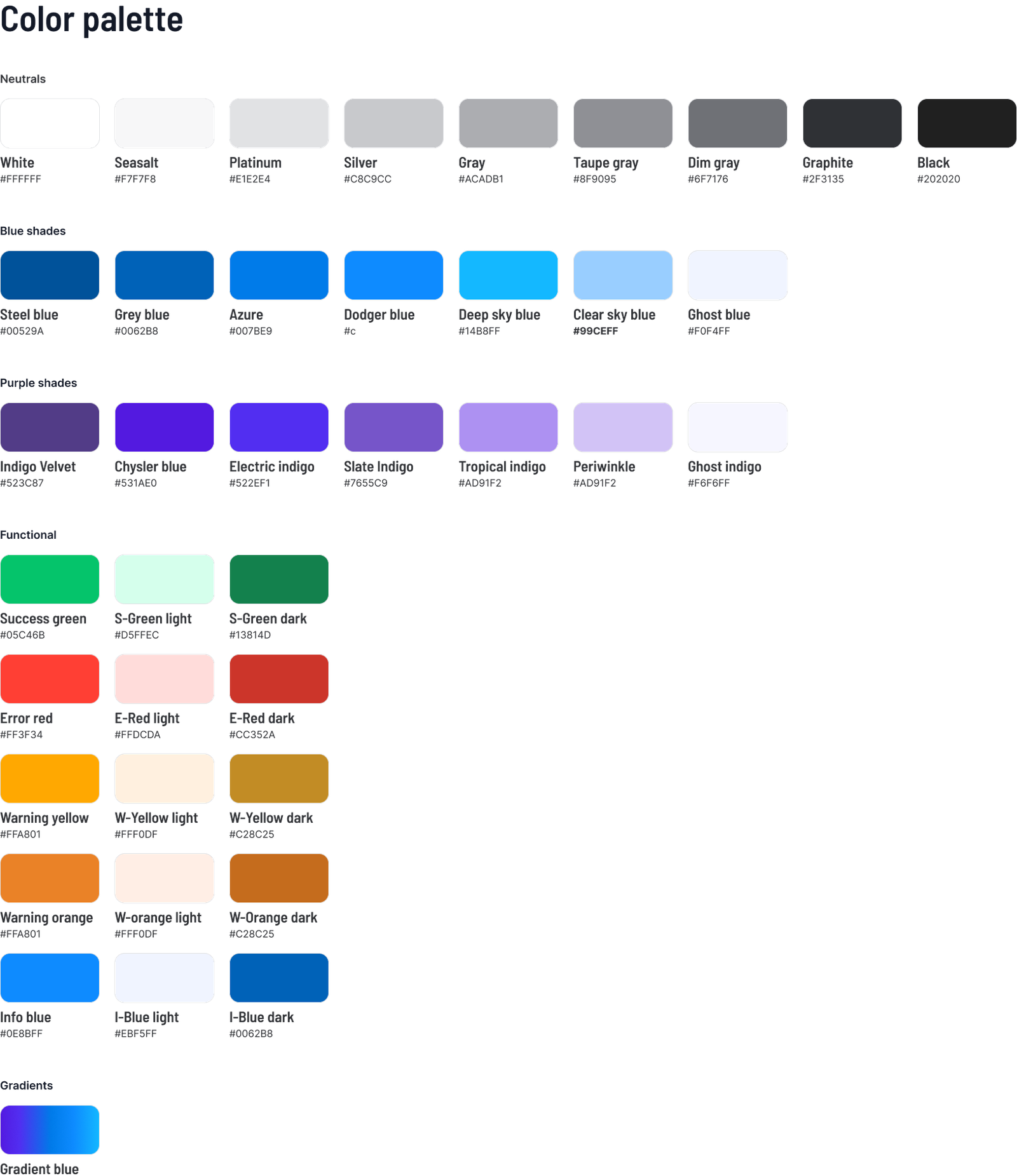 GSI - Design System - Color