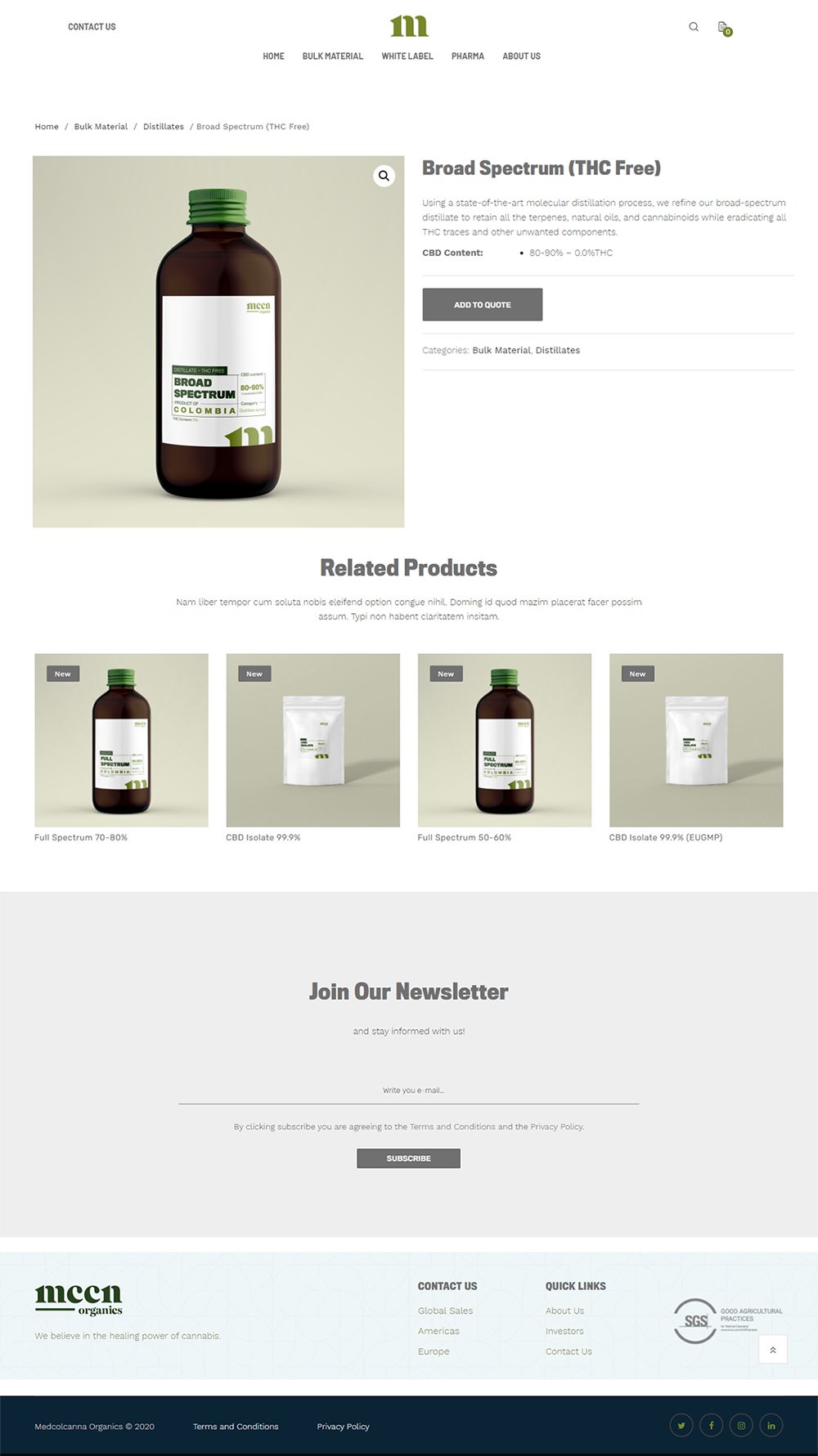 MCCN Organics - Product Detail